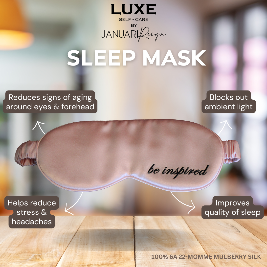 100% 6A Mulberry Silk Sleep Mask